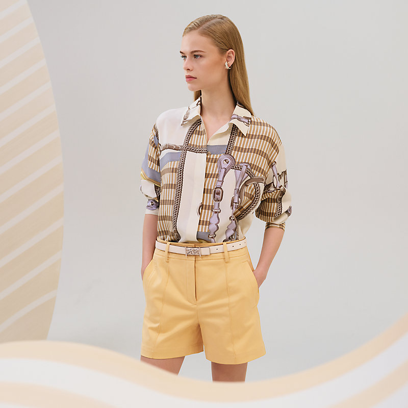 【大人カジュアル】HERMES コーチングリミックス ドレス 綿100％ ロングドレス 《コーチング・リミックス》 | Hermès - エルメス
