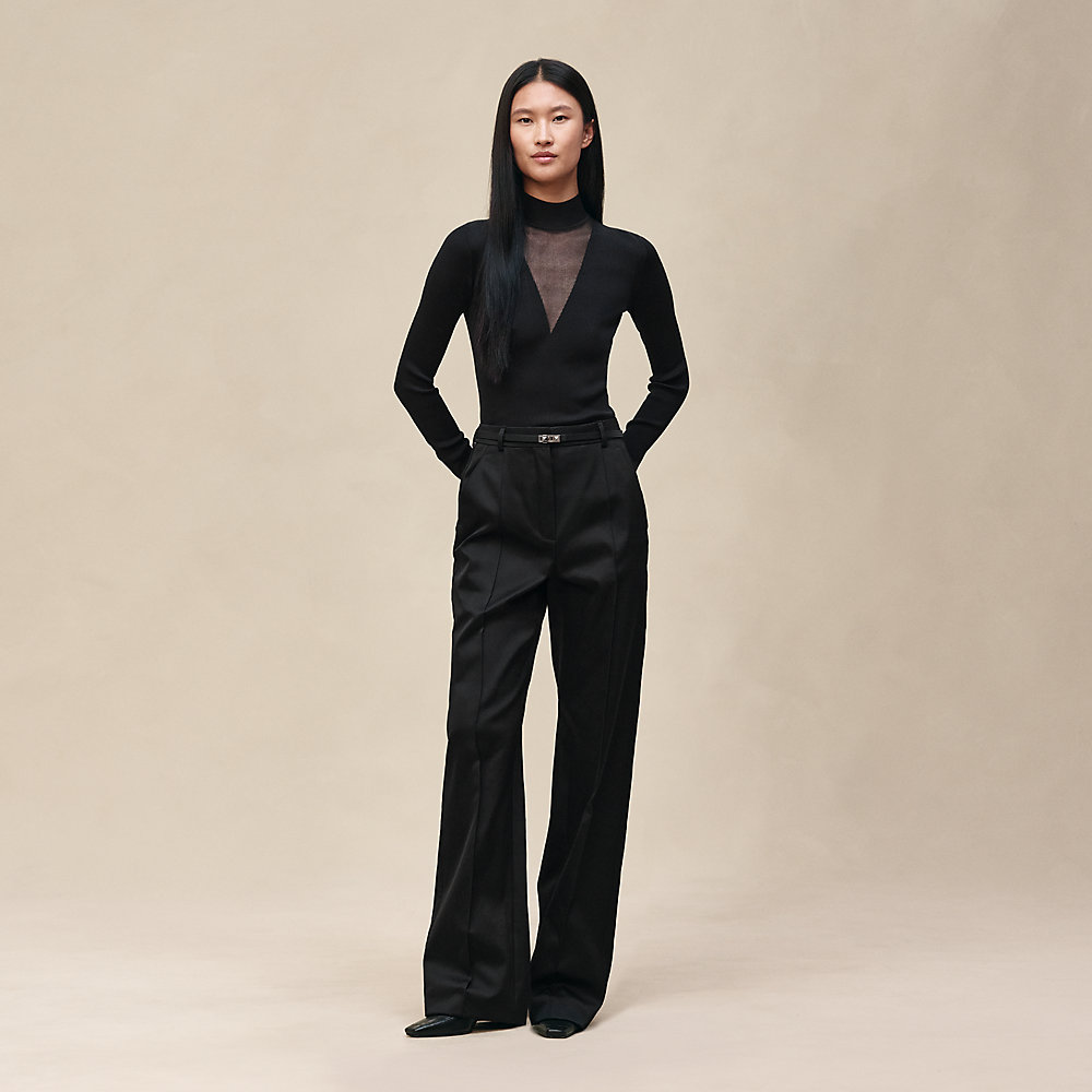 ルーズフィットパンツ ハイウェスト | Hermès - エルメス-公式サイト