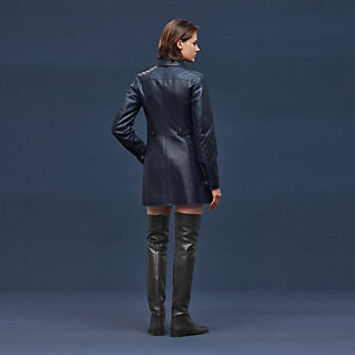 レザーショートトレンチコート | Hermès - エルメス-公式サイト