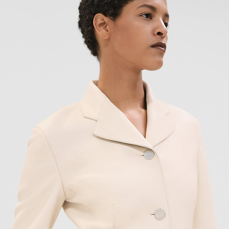 レザージャケット - ベージュ | Hermès - エルメス-公式サイト