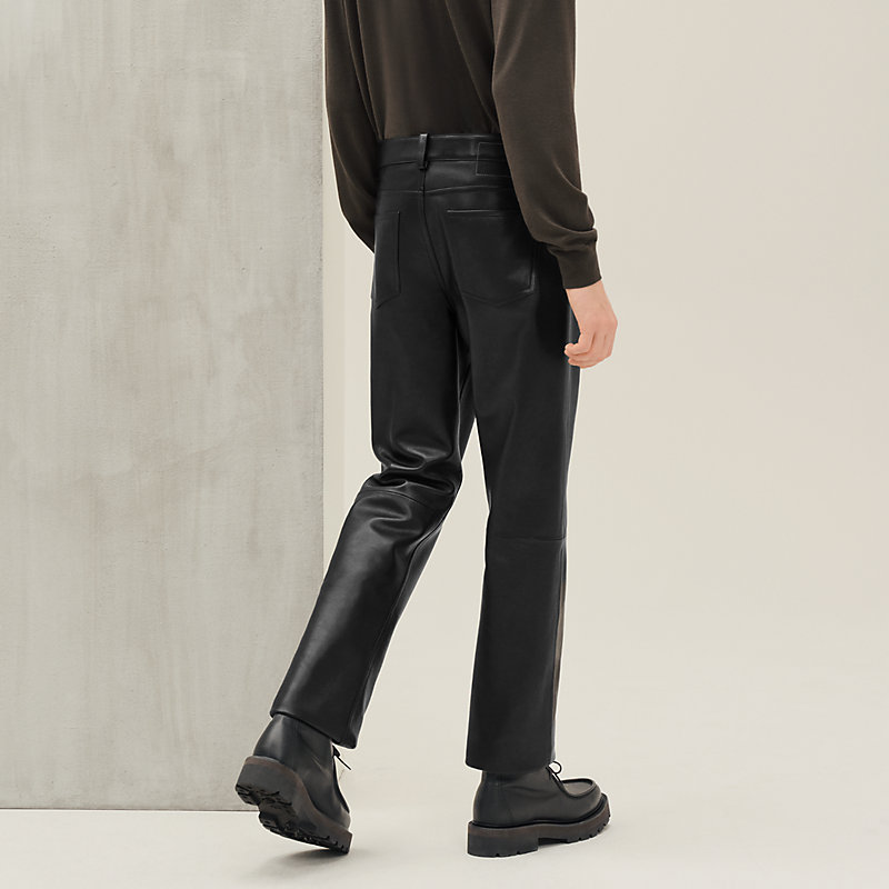 レザーパンツ カーフ - グレー - 52 | Hermès - エルメス-公式サイト