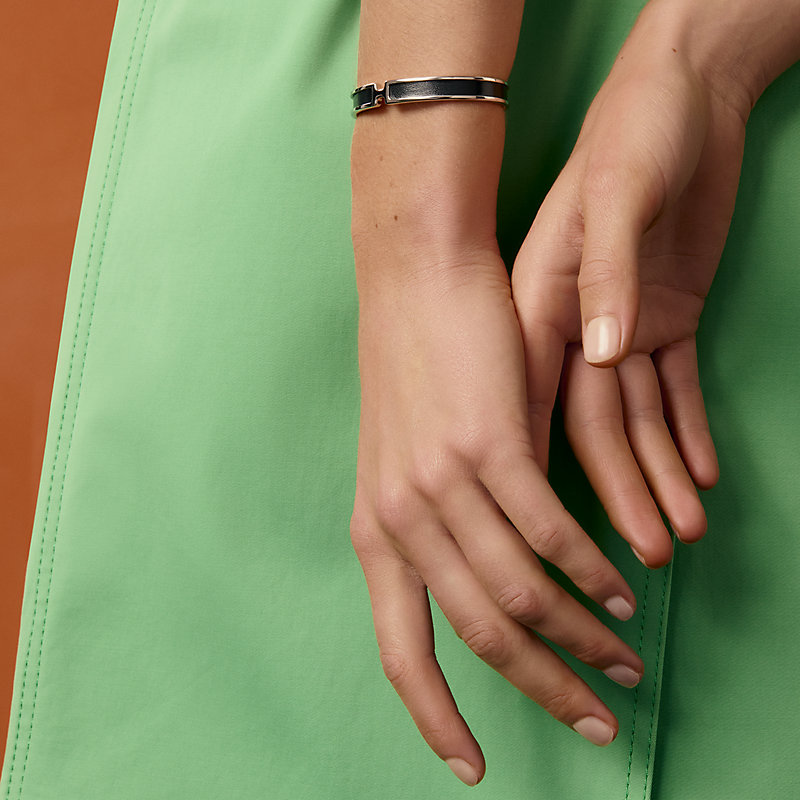 ブレスレット 《オランプ》 - ブラック | Hermès - エルメス-公式サイト