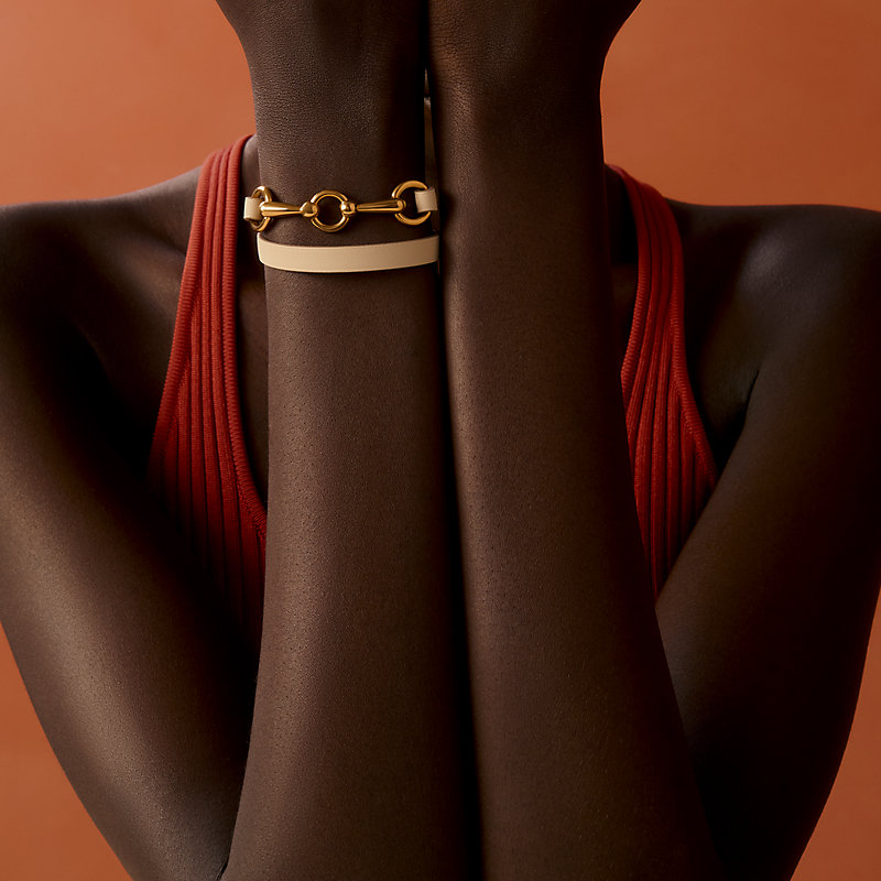 レザーブレスレット 《ギャロップ・パンク》 ドゥブルトゥール