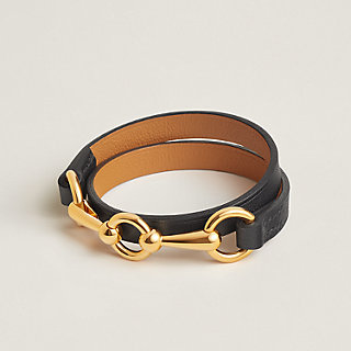 レザーブレスレット 《ギャロップ・パンク》 ドゥブルトゥール