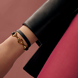 レザーブレスレット 《ギャロップ・パンク》 ドゥブルトゥール