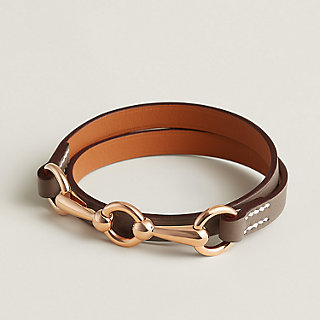 レザーブレスレット 《ギャロップ・パンク》 ドゥブルトゥール