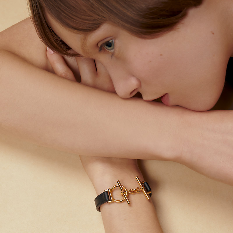 レザーブレスレット 《クロワジエール》 | Hermès - エルメス