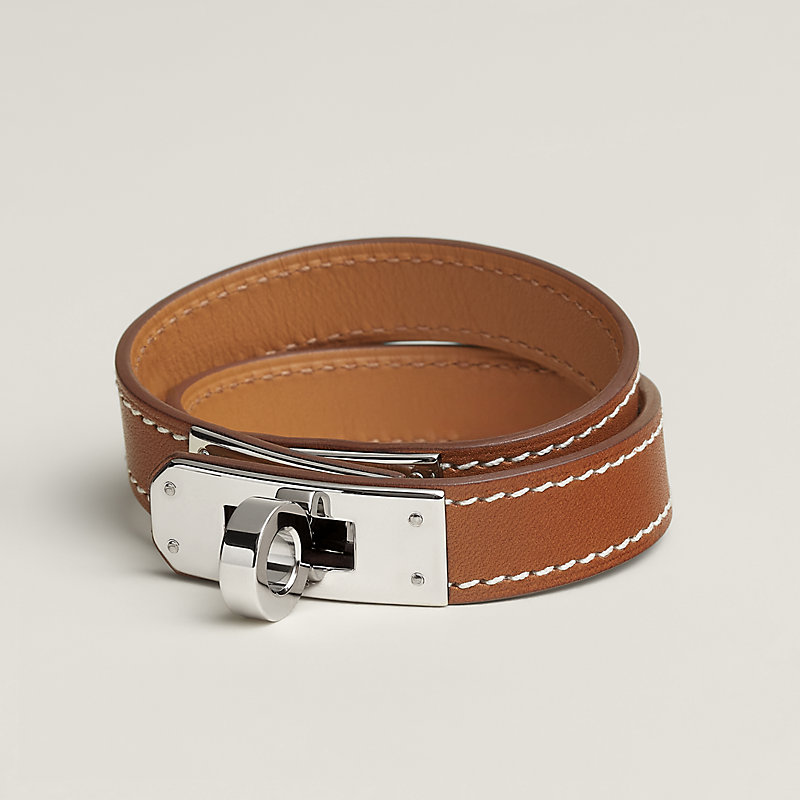 レザーブレスレット 《ケリー》 ドゥブルトゥール | Hermès - エルメス