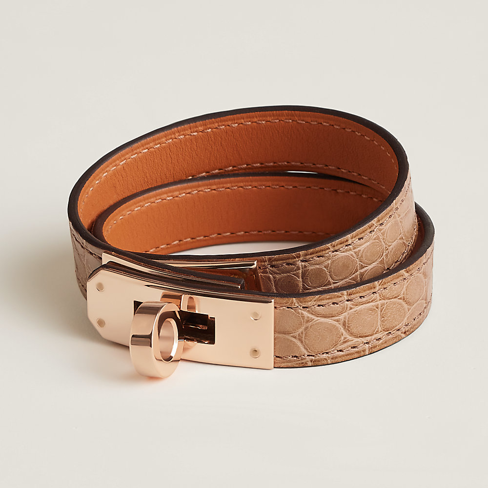 HERMES】エルメス ケリー ドゥブルトゥール ブレスレット レザー