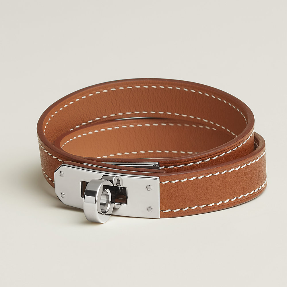 レザーブレスレット 《ケリー》 ドゥブルトゥール | Hermès - エルメス
