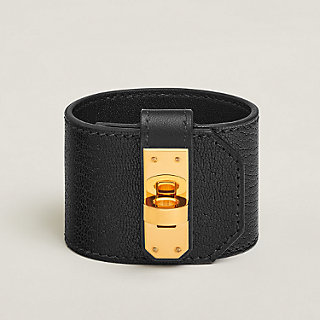エルメス レザーブレスレット ケリー・ツイストGM ブラック レザーブレスレット 《ケリー・ツイスト》 GM | Hermès