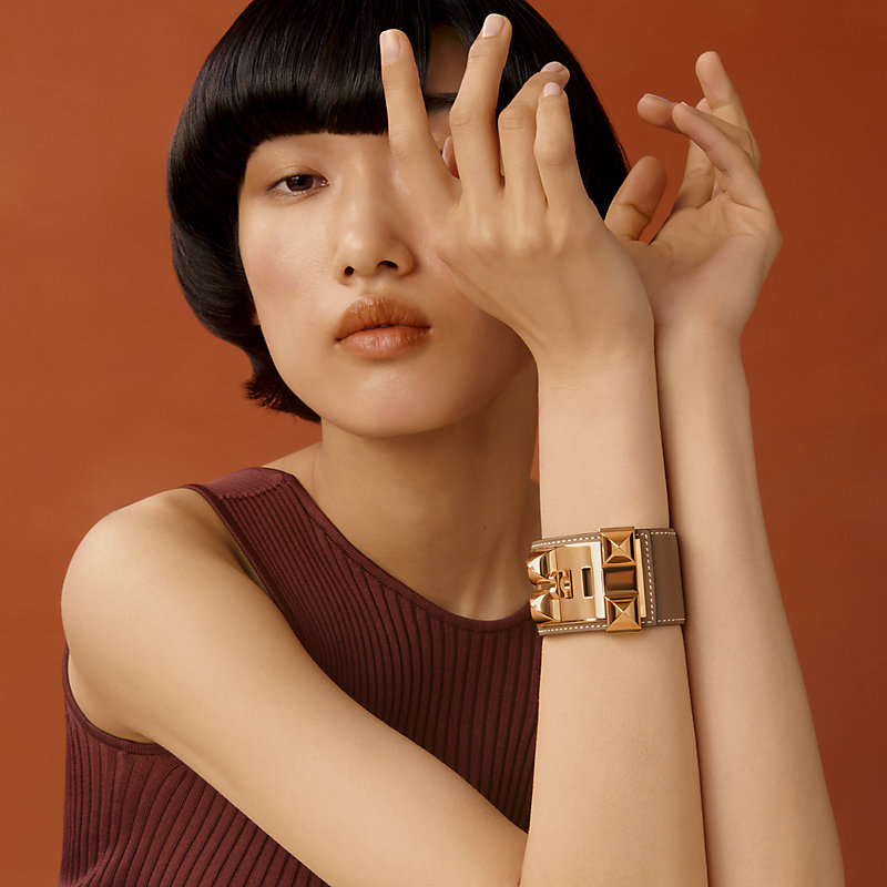 レザーブレスレット 《コリエ・ド・シアン》 | Hermès - エルメス-公式