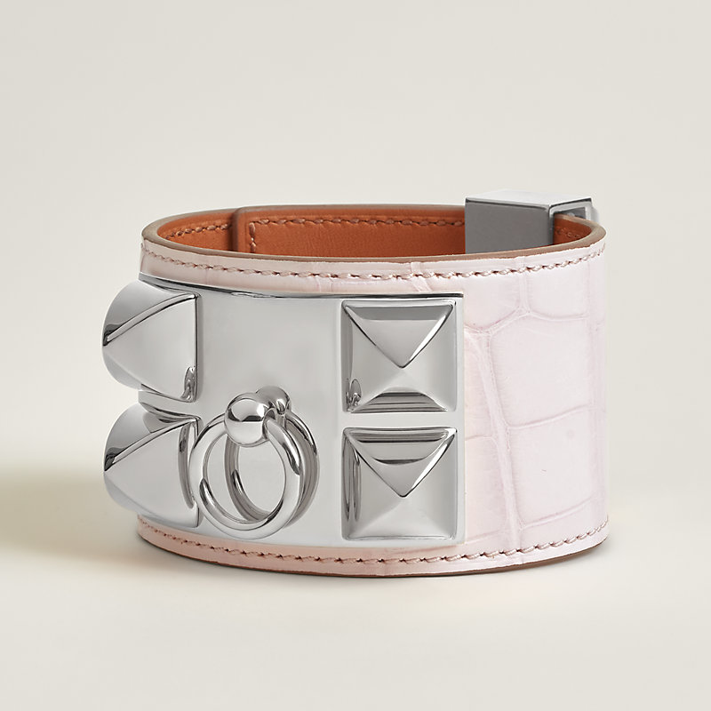 HERMES エルメス ブレスレット スカーフ レザー プティ アッシュ 細