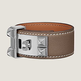 HERMES エルメス ブレスレット レザーブレスレット グレナン