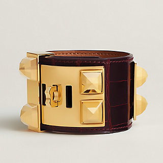 レザーブレスレット 《コリエ・ド・シアン・ディスコ・フォーブル