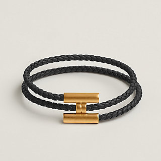 レザーブレスレット 《トゥルニ》 トレッセ | Hermès - エルメス-公式