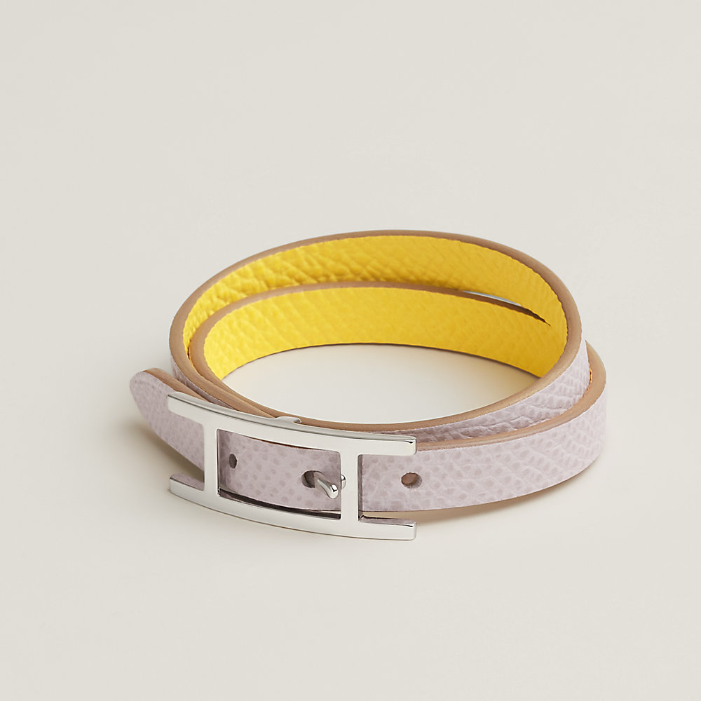 レザーブレスレット 《ビーアピ》 ドゥブルトゥール | Hermès