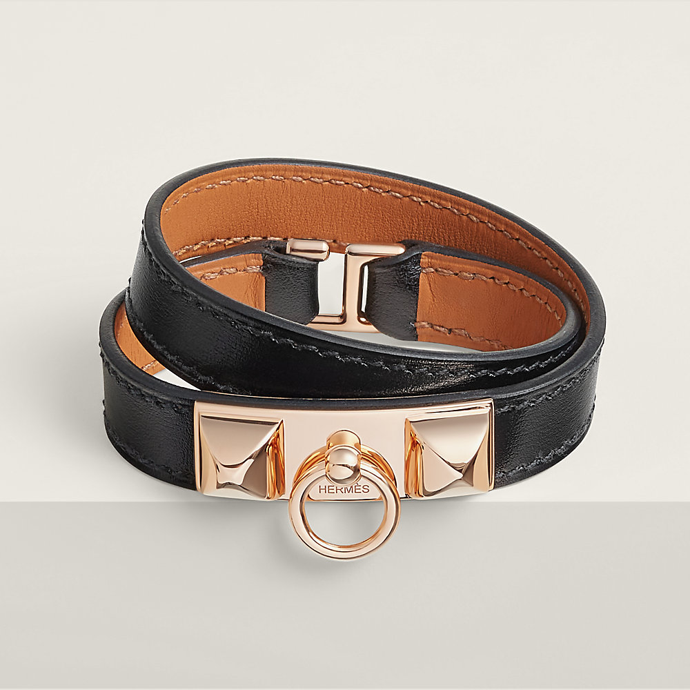 エルメス レザー リヴァル ドゥブルトゥール ブレスレット レッド シルバー 極美品】エルメス リヴァル ドゥブルトゥール ブレスレット コリエドシアン