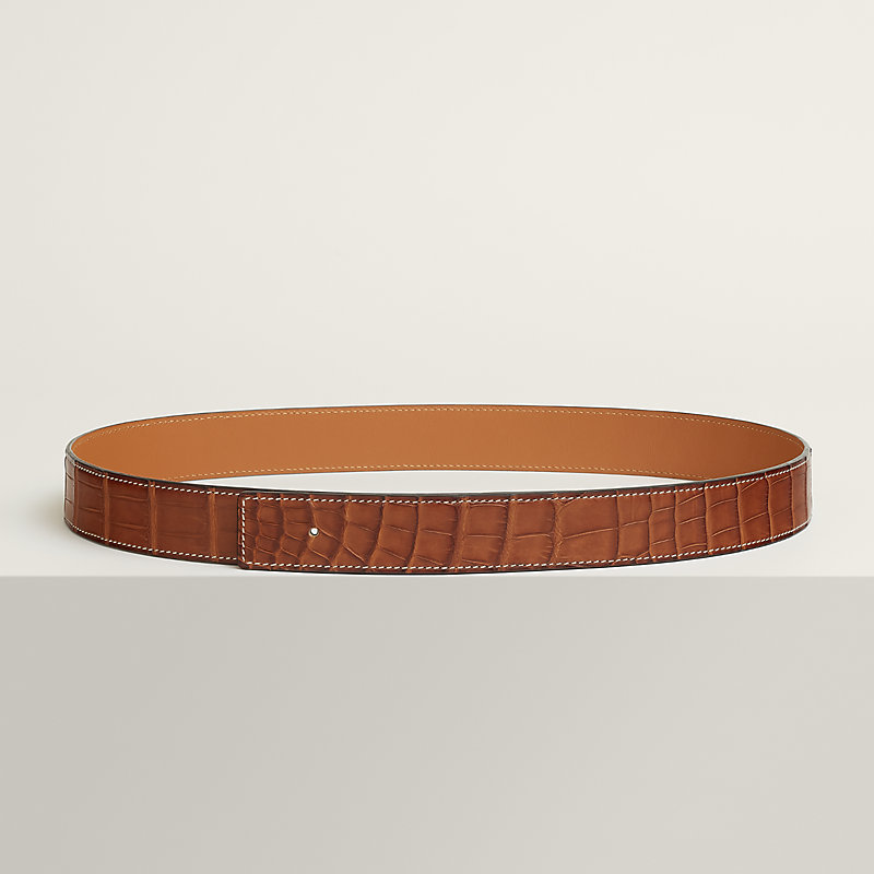 メンズレザーベルト エルメス 32ミリ用替えベルト(ベルトのみ) ベルトバックル 《H》 & レザーベルト 32 mm | Hermès