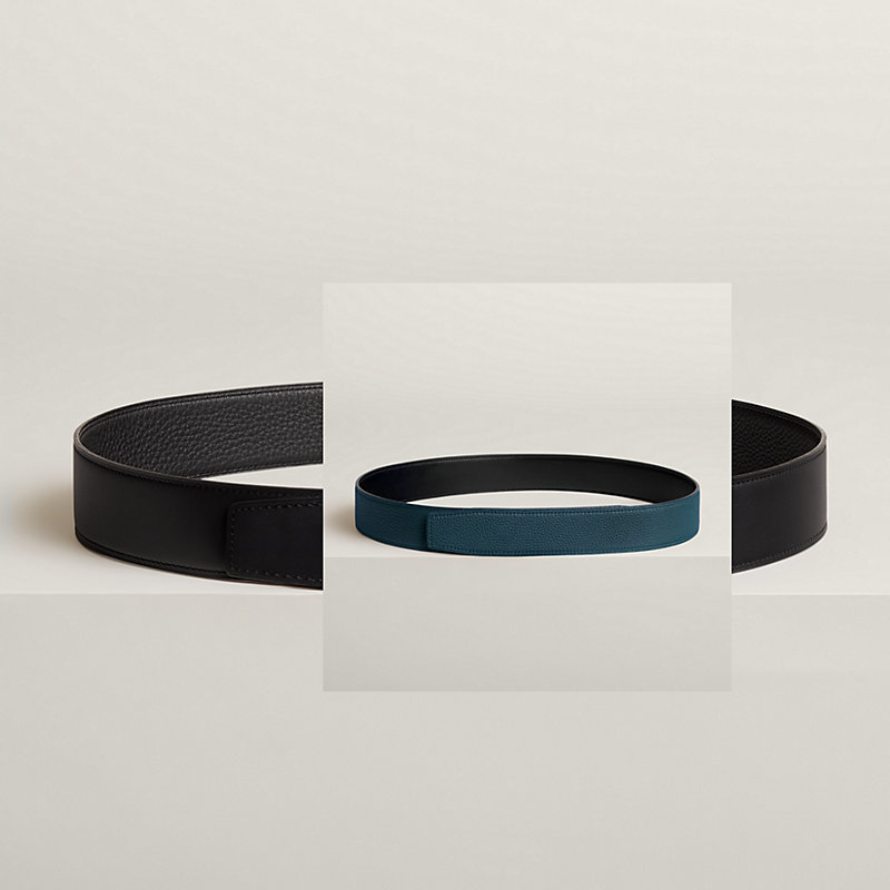 HERMES ブラック/ブルー　リバーシブルレザー ベルト 76 楽天市場】【未使用品】 エルメス ベルト 85cm ／ 32mm 替え