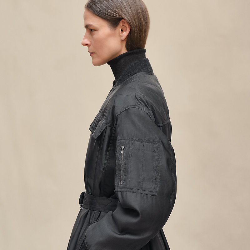 ロングコート - グレー | Hermès - エルメス-公式サイト