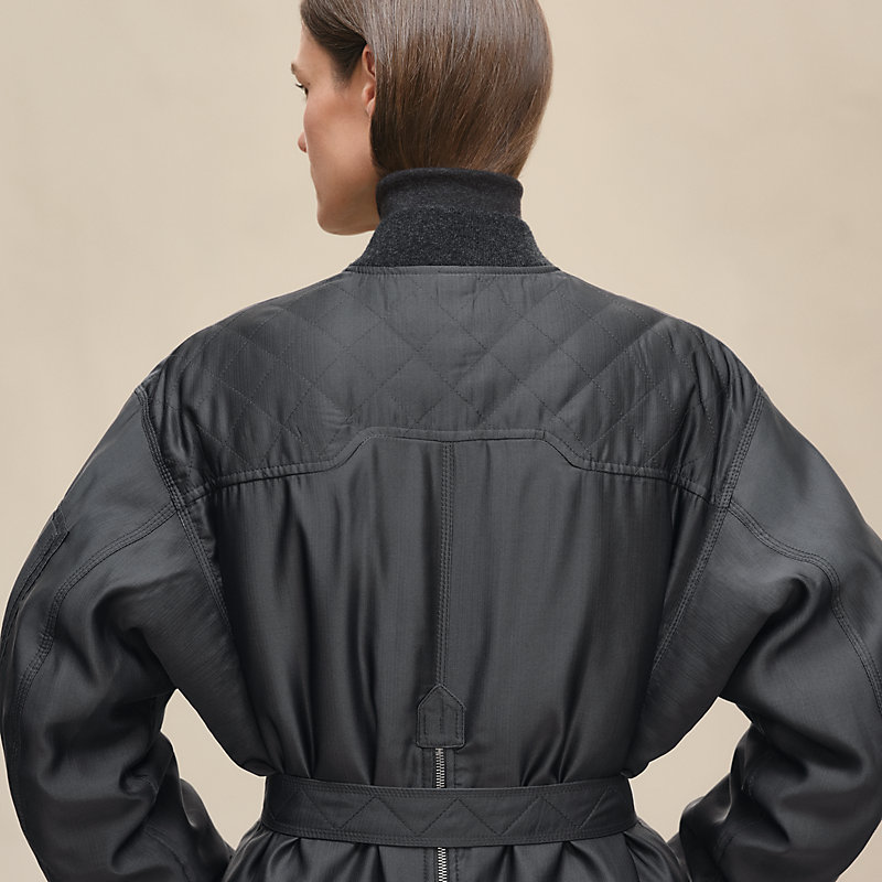 ロングコート - グレー | Hermès - エルメス-公式サイト