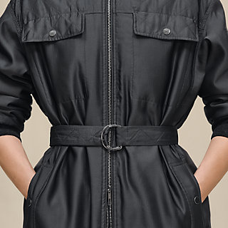 ♫エルメス ロングコート 38 ブラック ダークグレー ヴィンテージ ロングコート - グレー | Hermès - エルメス-公式サイト