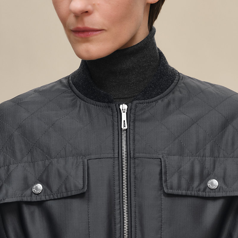 ロングコート - グレー | Hermès - エルメス-公式サイト