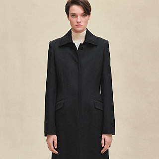ロングコート - ブラック | Hermès - エルメス-公式サイト