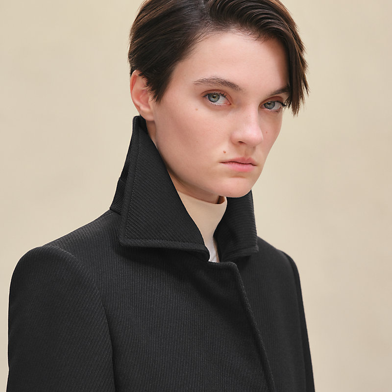 ロングコート - ブラック | Hermès - エルメス-公式サイト