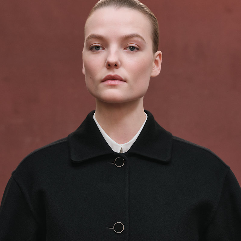 ロングジャケット - ブラック | Hermès - エルメス-公式サイト