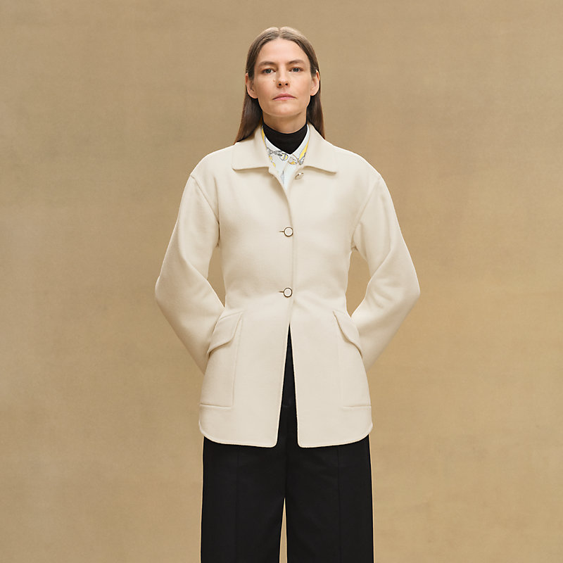 ロングジャケット - ホワイト | Hermès - エルメス-公式サイト