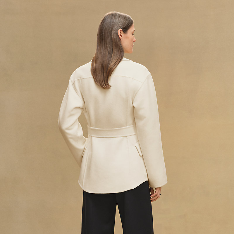 ロングジャケット - ホワイト | Hermès - エルメス-公式サイト