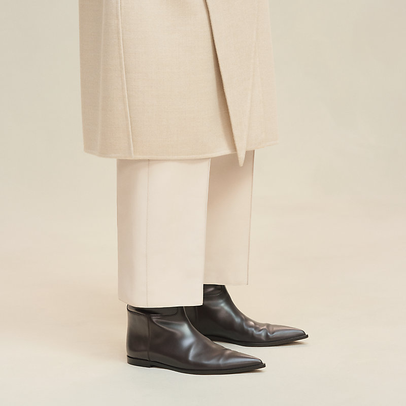 エルメス HERMES ロングジレ ドレープネック 5H0117DF ロングベスト ロングジレ-ドレープネック--