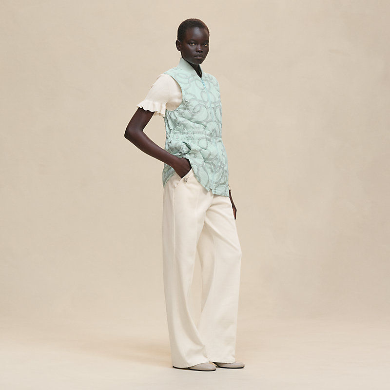 ロングジレ リバーシブル 《パルフロワ・リミックス》プリント