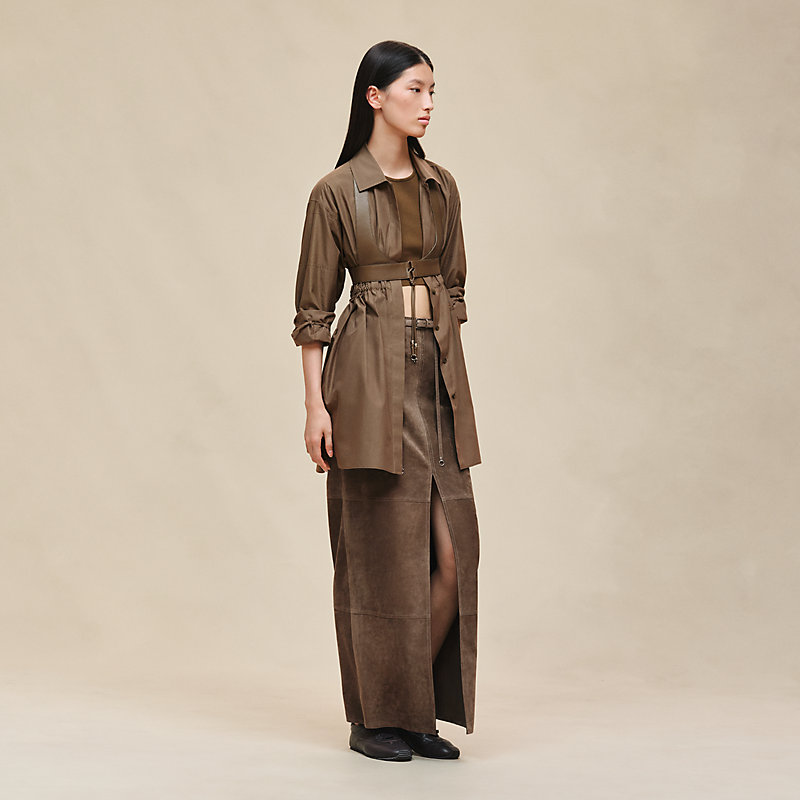 ロングスカート スリット入り ニット | Hermès - エルメス-公式サイト