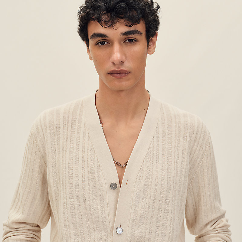 未使用エルメス34ロングスリーブカーディガン ロングスリーブカーディガン 《フェロヌリー》モチーフ | Hermès