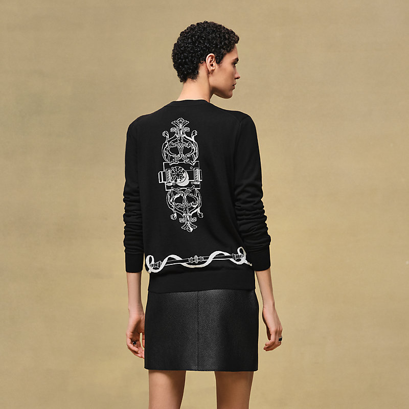 pupu 　新品未使用　エルメス　カシミアロングスリーブカーディガン38 pupu 新品未使用 エルメス カシミアロングスリーブカーディガン38 pupu