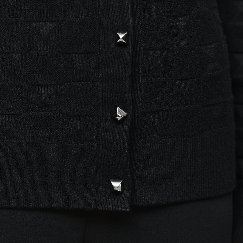 ロングスリーブカーディガン 《メドール》モチーフ | Hermès