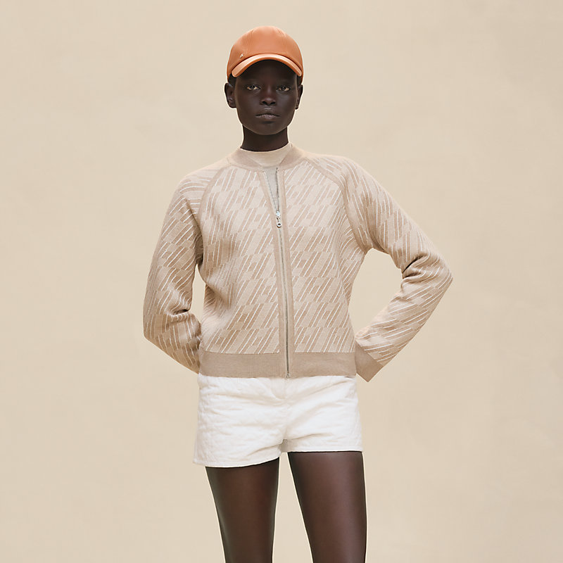 ロングスリーブカーディガン リバーシブル 《バイアスH