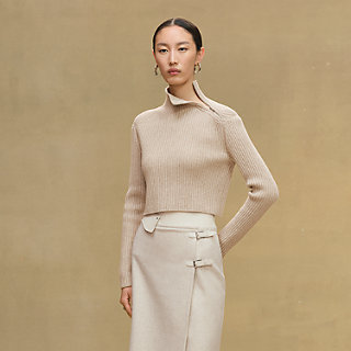 ロングスリーブクロップドニット | Hermès - エルメス-公式サイト