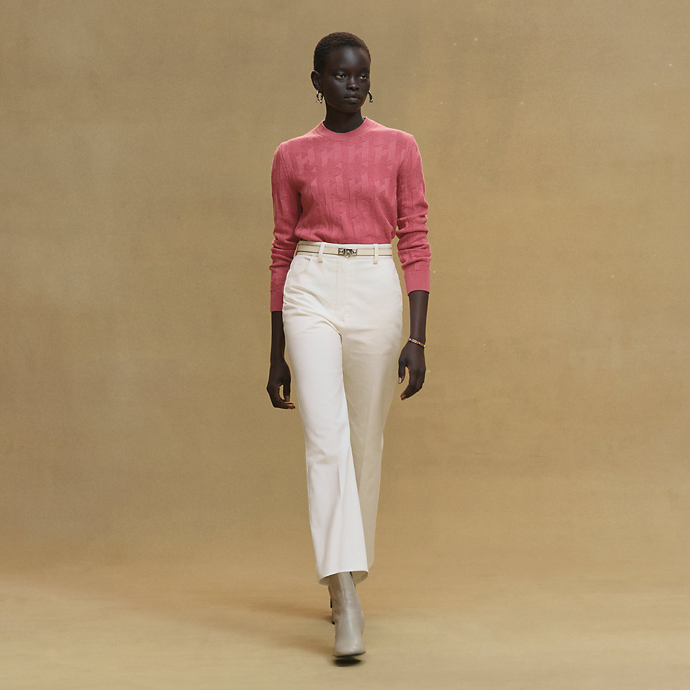 ロングスリーブニット - ピンク | Hermès - エルメス-公式サイト