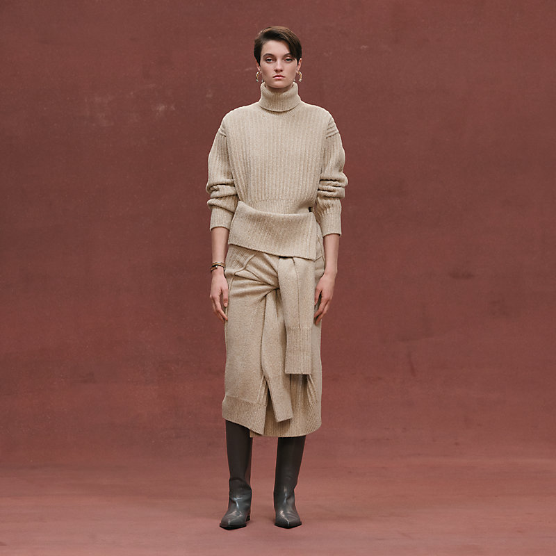 ロングスリーブニット - ベージュ | Hermès - エルメス-公式サイト