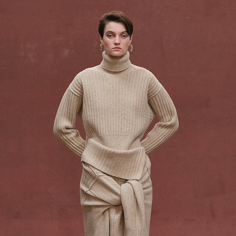 ロングスリーブニット - ベージュ | Hermès - エルメス-公式サイト