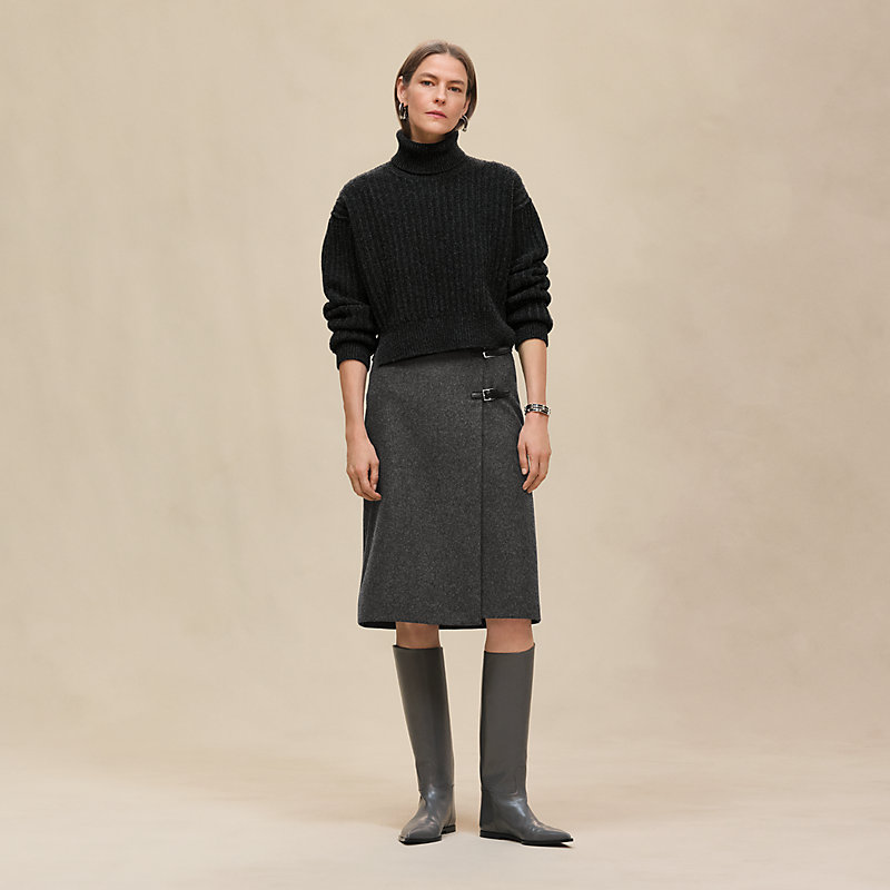 ロングスリーブニット - グレー | Hermès - エルメス-公式サイト