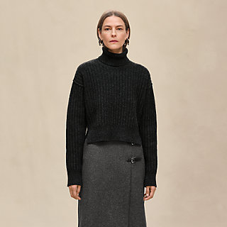 新品❗️ エルメス　「ロングスリーブニット」　黒　34サイズ ロングスリーブニット - ブラック | Hermès - エルメス-公式サイト