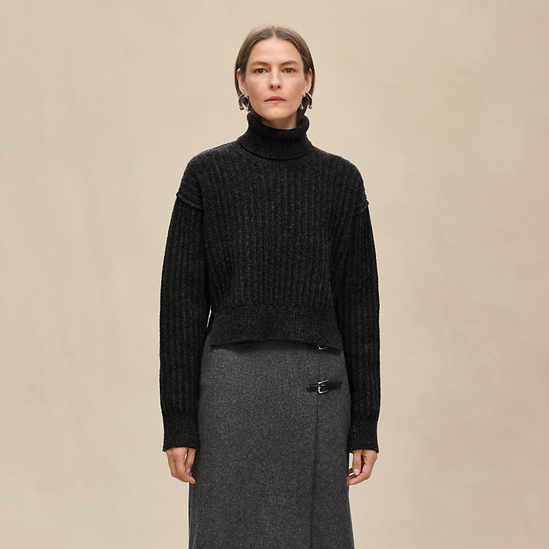 エルメス　ロングスリーブニット ロングスリーブニット - グレー | Hermès - エルメス-公式サイト