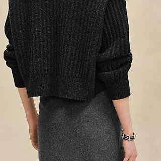 ロングスリーブニット - グレー | Hermès - エルメス-公式サイト