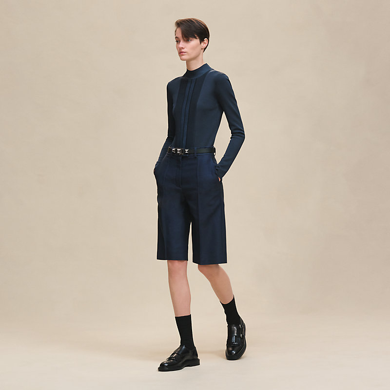 ロングスリーブニット - ブルー | Hermès - エルメス-公式サイト