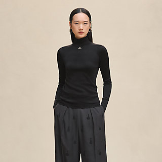 ロングスリーブニット - ブラック | Hermès - エルメス-公式サイト